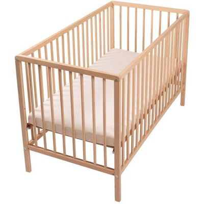 Babytrold, Babybett, Rohes 120x60cm Holzbett (120 x 60 cm) Babytrold, Babybett, Rohes 120x60cm Holzbett (120 x 60 cm)