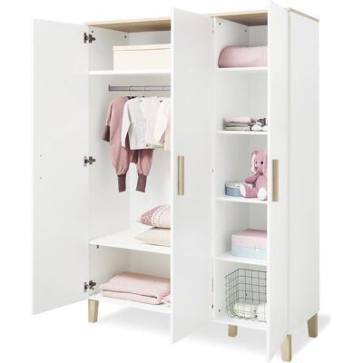 Pinolino, Kinderkleiderschrank, Kleiderschrank „Lumi” gross Pinolino, Kinderkleiderschrank, Kleiderschrank „Lumi” gross