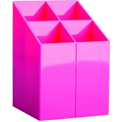 Ico, Schreibtisch Accessoire, Schreibtisch-Organizer, Lux, mit Fächern, rosa Ico, Schreibtisch Accessoire, Schreibtisch-Organizer, Lux, mit Fächern, rosa