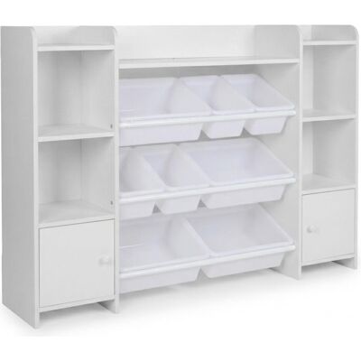 Relaxdays, Kinderregal, Boxen (138.50 x 29.50 x 94.50 cm) Relaxdays, Kinderregal, Boxen (138.50 x 29.50 x 94.50 cm)