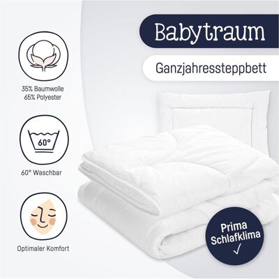 Julius Zöllner, Kinderbettwäsche, Babytraum (100 x 135 cm, 40 x 60 cm) Julius Zöllner, Kinderbettwäsche, Babytraum (100 x 135 cm, 40 x 60 cm)