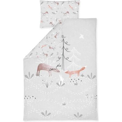 Julius Zöllner, Kinderbettwäsche, Woodlife (100 x 135 cm, 40 x 60 cm) Julius Zöllner, Kinderbettwäsche, Woodlife (100 x 135 cm, 40 x 60 cm)