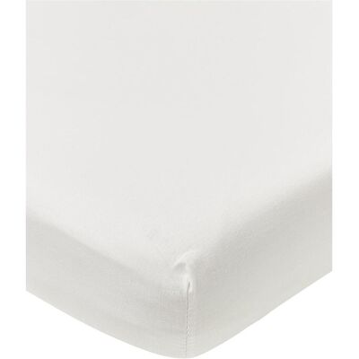 Meyco, Fixleintuch Babybett, gewebte Spannbettlaken 60x120 weiss (120 x 60 cm) Meyco, Fixleintuch Babybett, gewebte Spannbettlaken 60x120 weiss (120 x 60 cm)