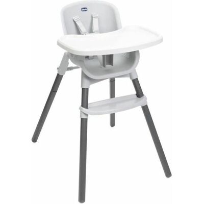 CHICCO Zest Hochstuhl - Ab 6 Monaten bis 40 kg - Grau CHICCO Zest Hochstuhl - Ab 6 Monaten bis 40 kg - Grau
