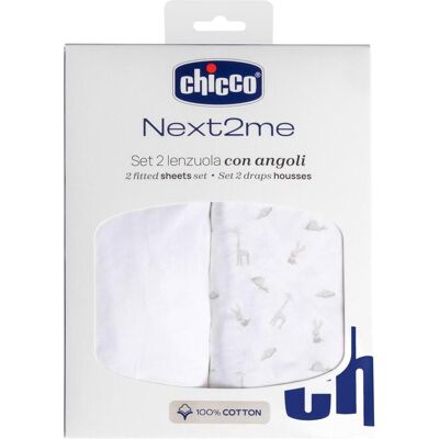 Chicco Fixleintuch Babybett, Next2Me Forever (83 x 50 cm) Chicco Fixleintuch Babybett, Next2Me Forever (83 x 50 cm)
