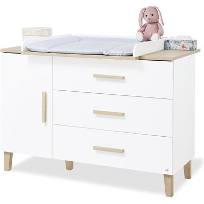 Pinolino, Komplett-Babyzimmer, Kinderzimmer-Set „Lumi” extrabreit, 3-tlg. (Babybett, Kinderkleiderschrank, Wickelkommode) Pinolino, Komplett-Babyzimmer, Kinderzimmer-Set „Lumi” extrabreit, 3-tlg. (Babybett, Kinderkleiderschrank, Wickelkommode)