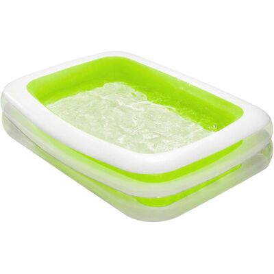 Summer Waves Aufblasbarer Familienpool - Rechteckig, 2-Ringe - Robust, Einfach Summer Waves Aufblasbarer Familienpool - Rechteckig, 2-Ringe - Robust, Einfach