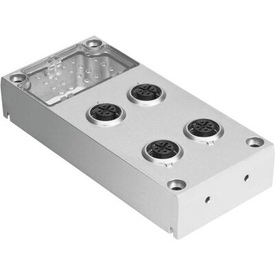Festo, Rohrverbindungstechnik, Blocco di collegamento 2639560 CPX-M-AB-4-M12X2-5POL-T Festo, Rohrverbindungstechnik, Blocco di collegamento 2639560 CPX-M-AB-4-M12X2-5POL-T