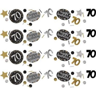 Amscan Konfetti 70 Jahre "Happy Birthday" (12 Stk.) Amscan Konfetti 70 Jahre "Happy Birthday" (12 Stk.)