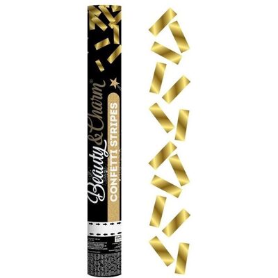GoDan Pneumatisches Konfetti, Goldfolienstreifen, 40 cm GoDan Pneumatisches Konfetti, Goldfolienstreifen, 40 cm