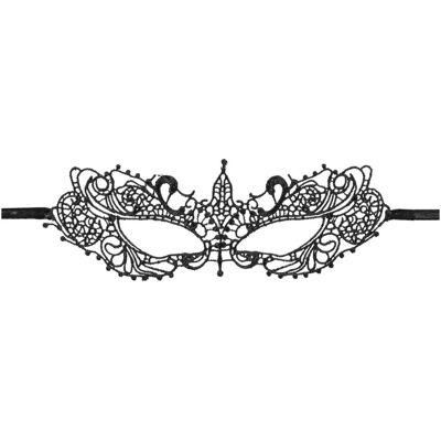 Partydeco Partyaccessoire Maske aus Spitze 7.3 x 20 cm, Muster1 (1 Stk.) Partydeco Partyaccessoire Maske aus Spitze 7.3 x 20 cm, Muster1 (1 Stk.)