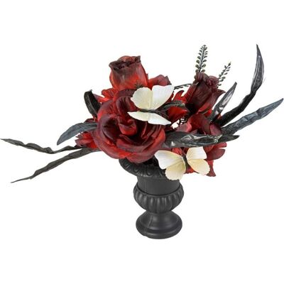 Europalms Halloween Tischdeko, Rosen, 28cm Europalms Halloween Tischdeko, Rosen, 28cm