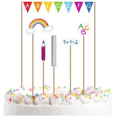Magni Kuchendekoration Schulstart (1 Stk.) Magni Kuchendekoration Schulstart (1 Stk.)