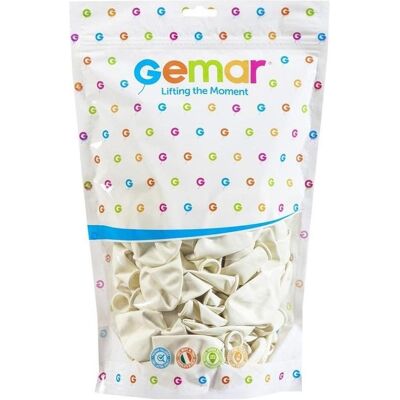 Gemar als Pastellballons Weiss, G120, 33 cm, 50 Stk. (50x) Gemar als Pastellballons Weiss, G120, 33 cm, 50 Stk. (50x)