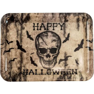 Boland Happy Halloween Totenkopf Tablett 33x24cm (1 Stk.) Boland Happy Halloween Totenkopf Tablett 33x24cm (1 Stk.)