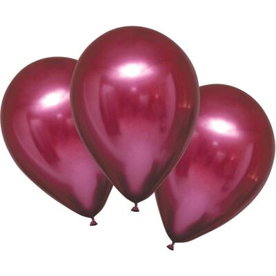 Amscan 6 Latexballons Satin Luxe Pomegranate 27.5cm (6x) Amscan 6 Latexballons Satin Luxe Pomegranate 27.5cm (6x)