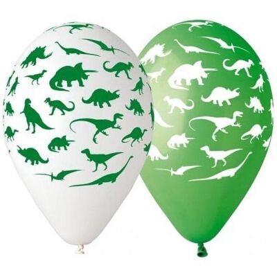 GoDan Dinosaurierballons 5 Stück (5x) GoDan Dinosaurierballons 5 Stück (5x)