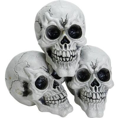 Europalms Halloween Totenkopf, 3x (3 Stk.) Europalms Halloween Totenkopf, 3x (3 Stk.)