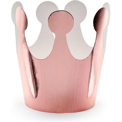 Partydeco Partyaccessoire Krone Ø 9 cm x 6 cm (H), Rosegold, 6 Stück (6 Stk.) Partydeco Partyaccessoire Krone Ø 9 cm x 6 cm (H), Rosegold, 6 Stück (6 Stk.)