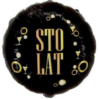 GoDan Balon foliowy Sto Lat 46cm GoDan Balon foliowy Sto Lat 46cm