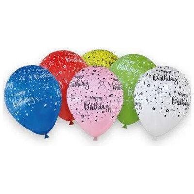 Magni Luftballons Happy Birthday 10er (6x) Magni Luftballons Happy Birthday 10er (6x)