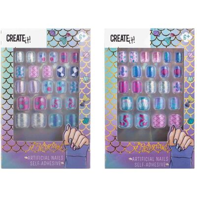 Create It! Mermaid -Kunstnägel, selbstklebend Create It! Mermaid -Kunstnägel, selbstklebend