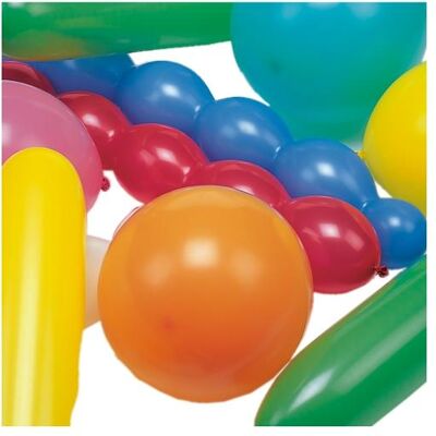 Papstar Luftballons farbig sortiert verschiedene Formen verschiedene Formen (75x) Papstar Luftballons farbig sortiert verschiedene Formen verschiedene Formen (75x)