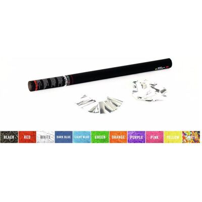TCM Konfettikanone 80cm Weiß/Silber - Partydekoration TCM Konfettikanone 80cm Weiß/Silber - Partydekoration