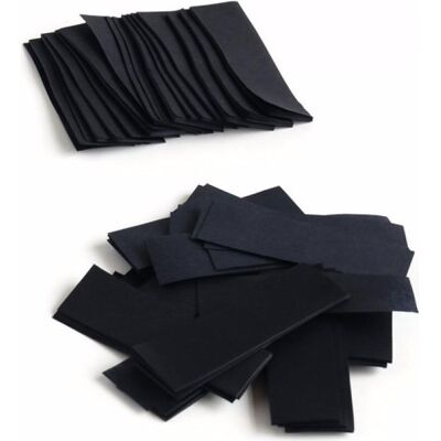 TCM Slowfall Konfetti rechteckig 55x18mm, schwarz, 1kg TCM Slowfall Konfetti rechteckig 55x18mm, schwarz, 1kg