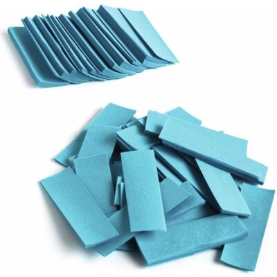TCM Slowfall Konfetti rechteckig 55x18mm, hellblau, 1kg TCM Slowfall Konfetti rechteckig 55x18mm, hellblau, 1kg