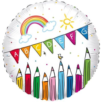 Magni Folienballon Schulstart D43cm (1x) Magni Folienballon Schulstart D43cm (1x)