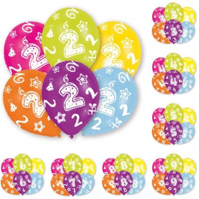 Amscan Zahl 2 (6x) Amscan Zahl 2 (6x)