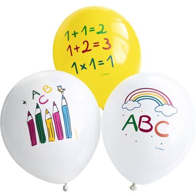 Magni Luftballons Schulstart 27,5cm 6er (6x) Magni Luftballons Schulstart 27,5cm 6er (6x)