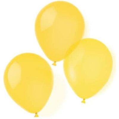 Magni Luftballons 20,3cm gelb 10er (10x) Magni Luftballons 20,3cm gelb 10er (10x)