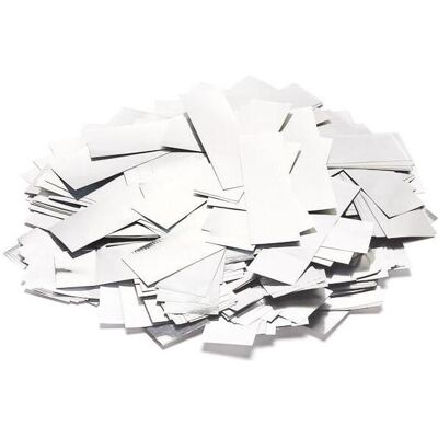 TCM Metallic Konfetti rechteckig 55x18mm, weiss, 1kg TCM Metallic Konfetti rechteckig 55x18mm, weiss, 1kg