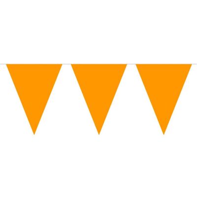 Ecreative - Bunting 10m 15 Flags - Orange - 15 Flaggen - Girlanden Ecreative - Bunting 10m 15 Flags - Orange - 15 Flaggen - Girlanden