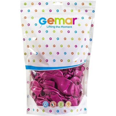 Gemar Pastellballons dunkelrosa, G120, 33 cm, 50 Stk. (50x) Gemar Pastellballons dunkelrosa, G120, 33 cm, 50 Stk. (50x)