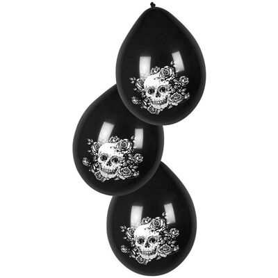 Boland 6 Latex Ballons Day of the dead (6x) Boland 6 Latex Ballons Day of the dead (6x)