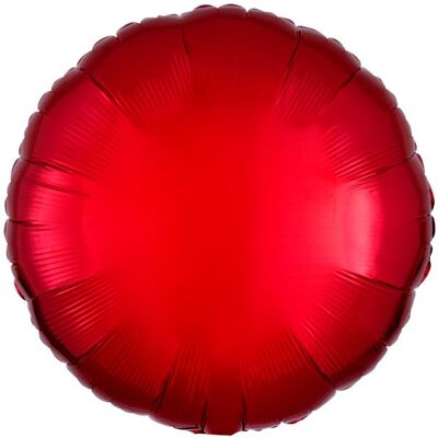 Amscan Standard Metallic Rot Folienballon Rund C16 lose 4 (10x) Amscan Standard Metallic Rot Folienballon Rund C16 lose 4 (10x)