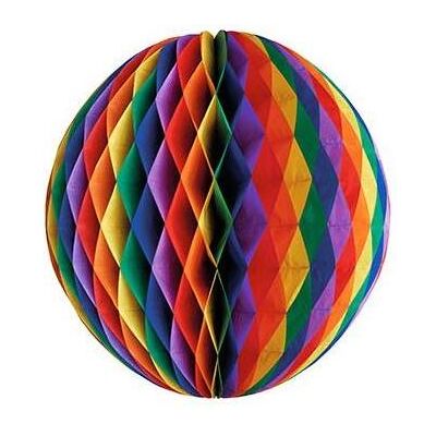 Papstar WabenballRainbow schwer entflammbar Rainbow (1 Stk.) Papstar WabenballRainbow schwer entflammbar Rainbow (1 Stk.)