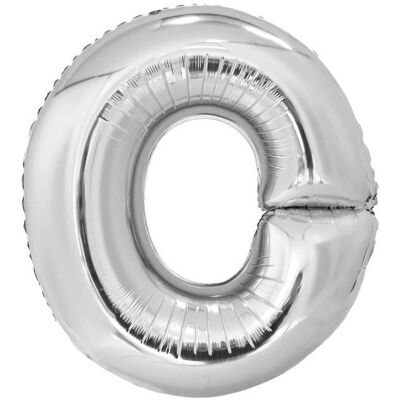 Amscan Buchstabenballon O Silber - 86cm (1x) Amscan Buchstabenballon O Silber - 86cm (1x)