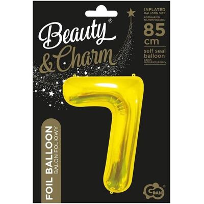 GoDan B&C 7 Goldfolienballon, 85 cm (1x) GoDan B&C 7 Goldfolienballon, 85 cm (1x)