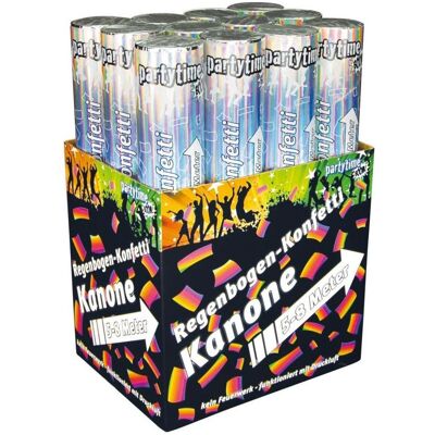 Magni Konfetti Kanone Regenbogen 30cm 20g Rolle Magni Konfetti Kanone Regenbogen 30cm 20g Rolle