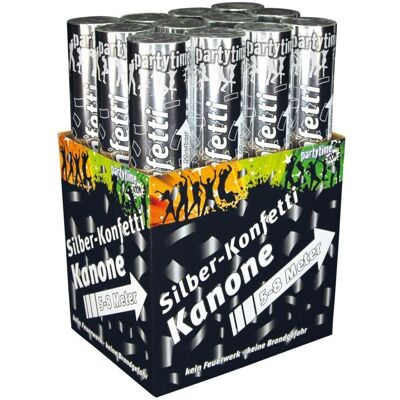 Magni Konfetti Kanone silber 30cm 20g Rolle Magni Konfetti Kanone silber 30cm 20g Rolle