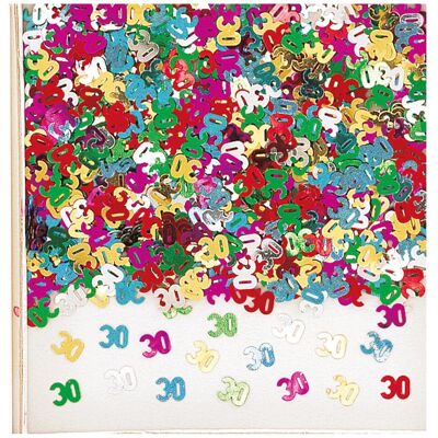 Amscan Konfetti Zahl 30 (12 Stk.) Amscan Konfetti Zahl 30 (12 Stk.)