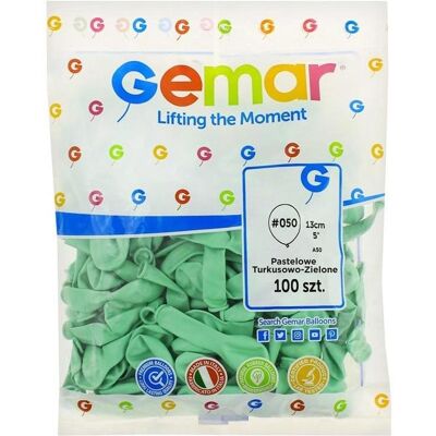 GoDan Pastellballons Türkis-Grün 10 Stk (10x) GoDan Pastellballons Türkis-Grün 10 Stk (10x)
