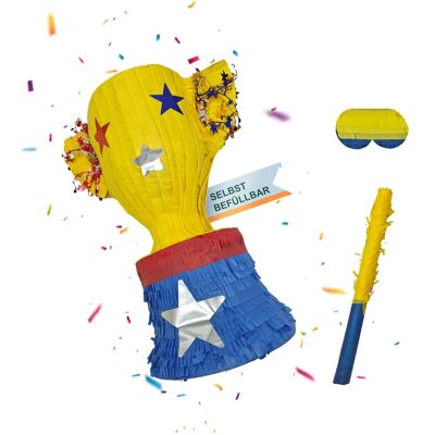 Relaxdays Pinata Set Pokal mit Stab und Maske (1 Stk.) Relaxdays Pinata Set Pokal mit Stab und Maske (1 Stk.)