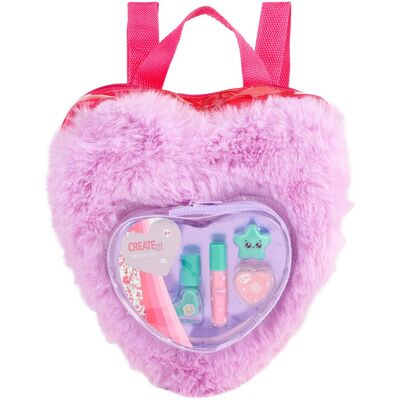 Canenco Create It! Beauty Make-up Set im flauschigen Rucksack Love Purple Canenco Create It! Beauty Make-up Set im flauschigen Rucksack Love Purple