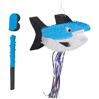 Relaxdays Pinata Set Hai mit Stab und Maske (1 Stk.) Relaxdays Pinata Set Hai mit Stab und Maske (1 Stk.)
