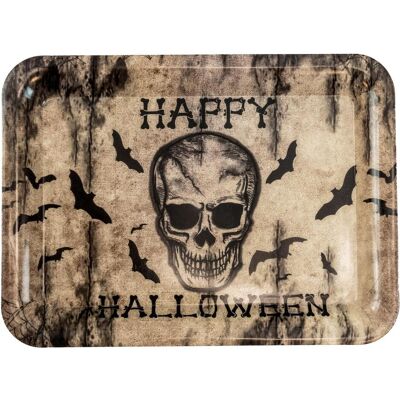 Boland Happy Halloween Totenkopf Tablett 33x24cm (1 Stk.) Boland Happy Halloween Totenkopf Tablett 33x24cm (1 Stk.)